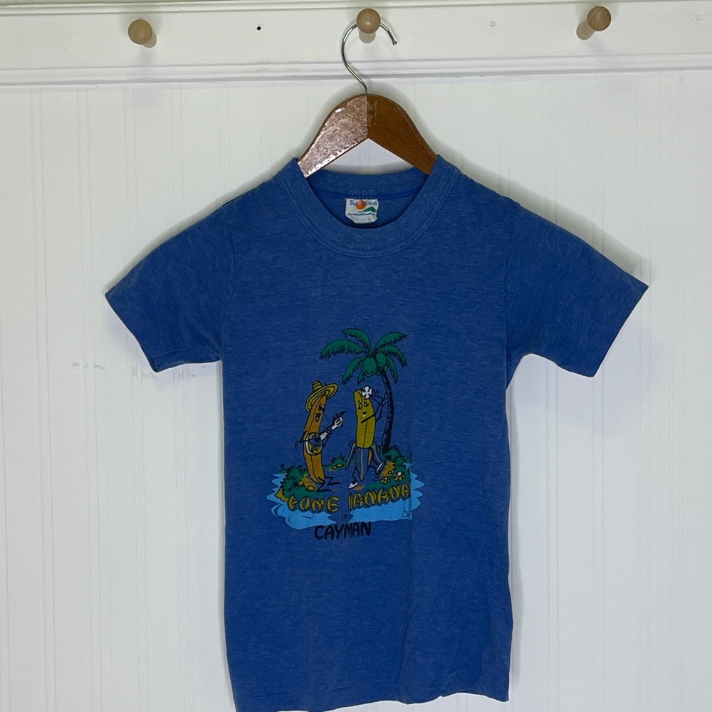 Paper thin “gone bananas” vintage tee